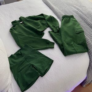 aritzia sweat set